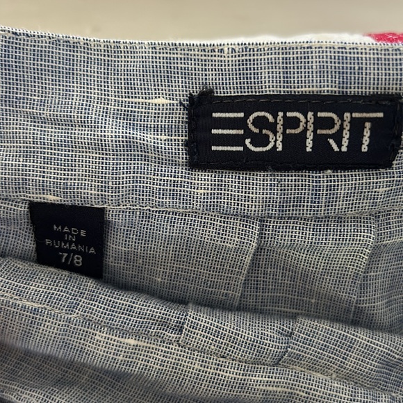 Vintage Esprit Pleated Midi Side Zipper Skirt - Picture 2 of 3